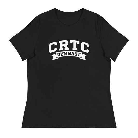 Performance | Women's Relaxed T Shirt | Catch & Release Tumble & Cheer Club | Gymnast Logo