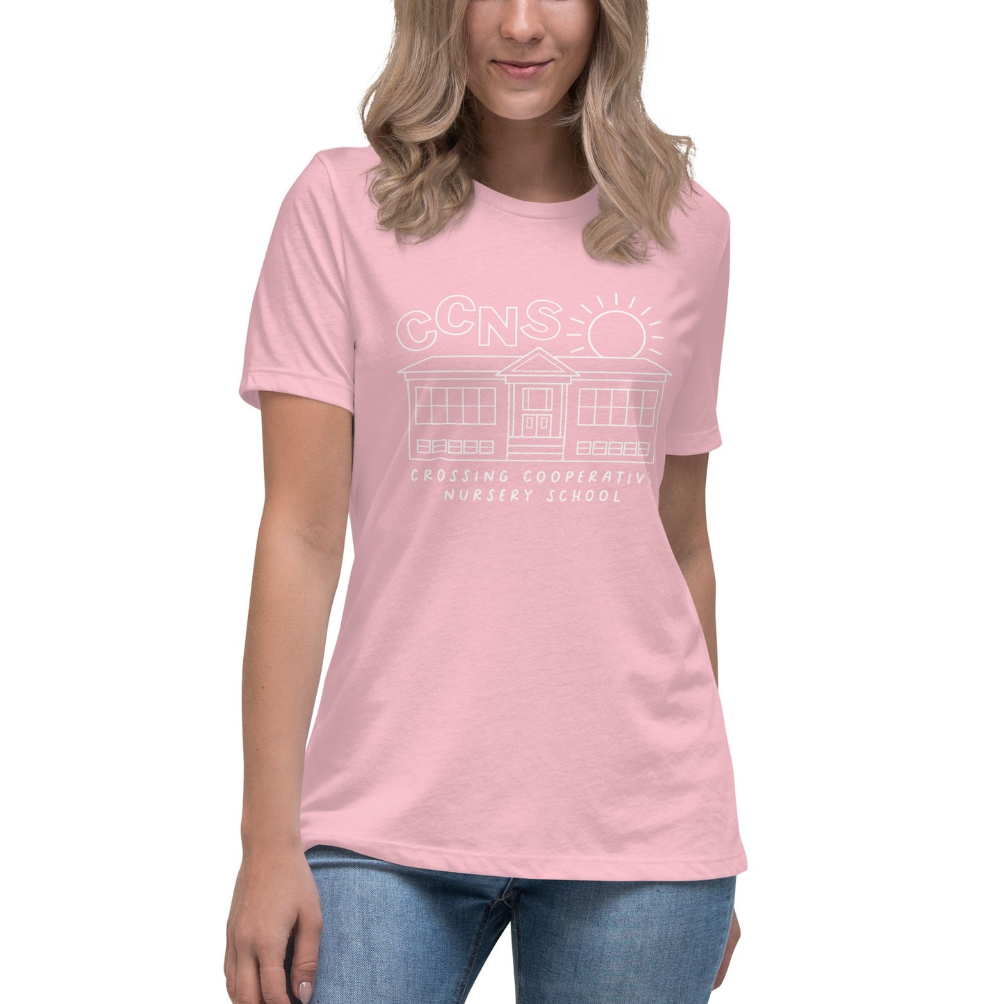 Performance | Women's Relaxed T Shirt | CCNS | School Logo