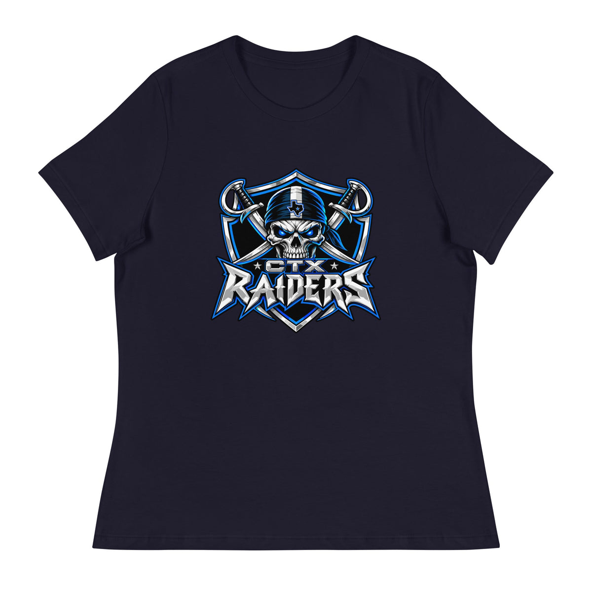 Performance | Women's Relaxed T Shirt | Central Texas Raiders | Shield Logo