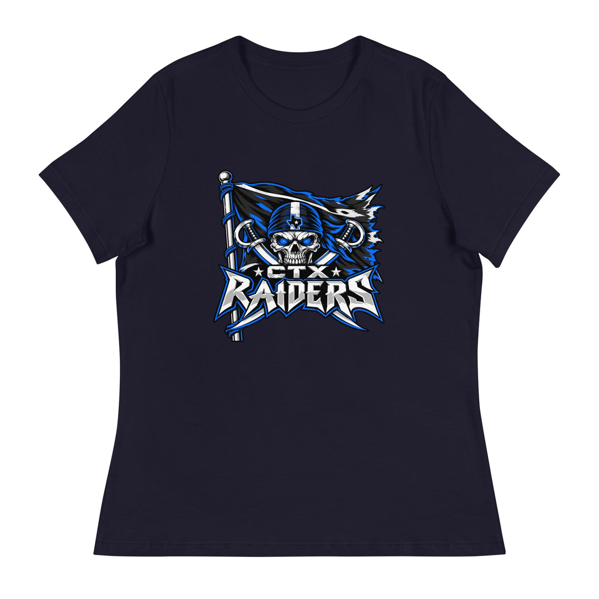 Performance | Women's Relaxed T Shirt | Central Texas Raiders | Vanguard Logo