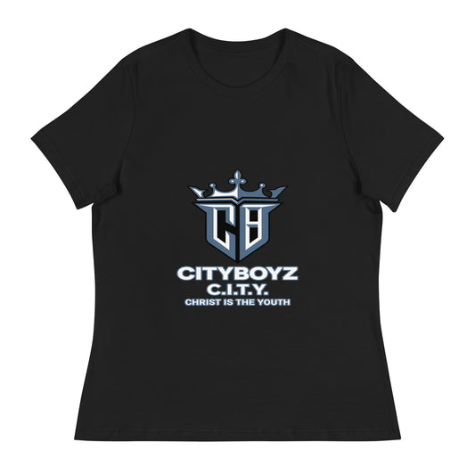 Performance | Women's Relaxed T Shirt | City Boyz Elite | Victory Royale Logo