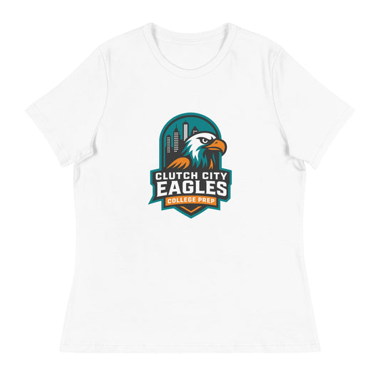 Performance | Women's Relaxed T Shirt | Clutch City College Prep | Shield Logo