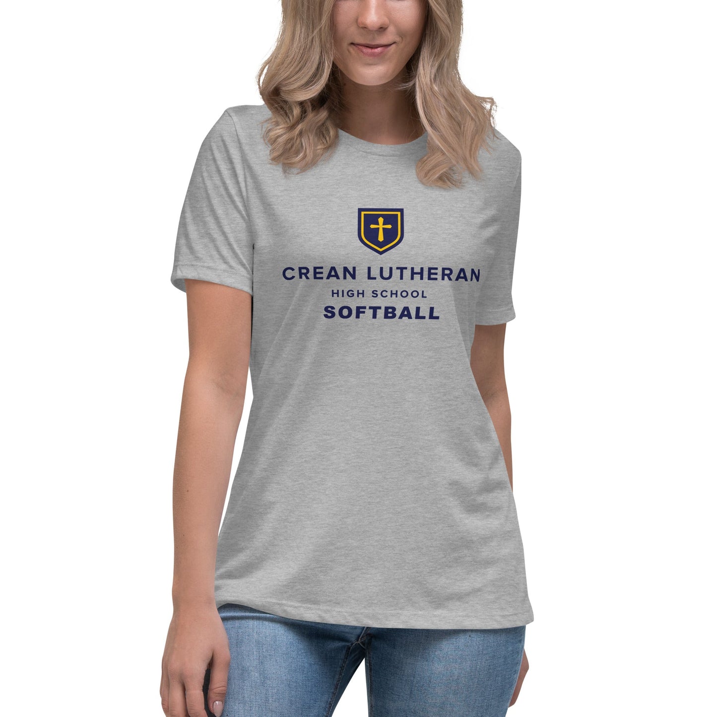Performance | Women's Relaxed T Shirt | Crean Lutheran Softball | CLHS SB Logo