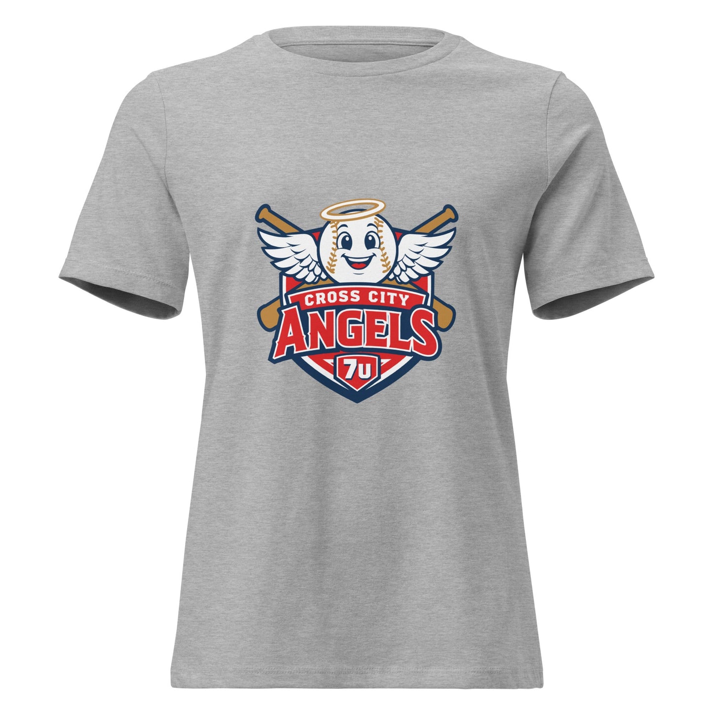 Performance | Women's Relaxed T Shirt | Cross City Angels | Shield Logo