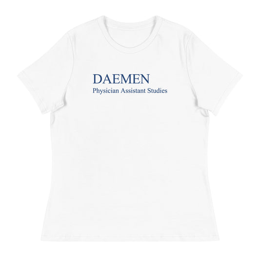 Performance | Women's Relaxed T Shirt | Daemen Physician Assistant | Care Collective Logo