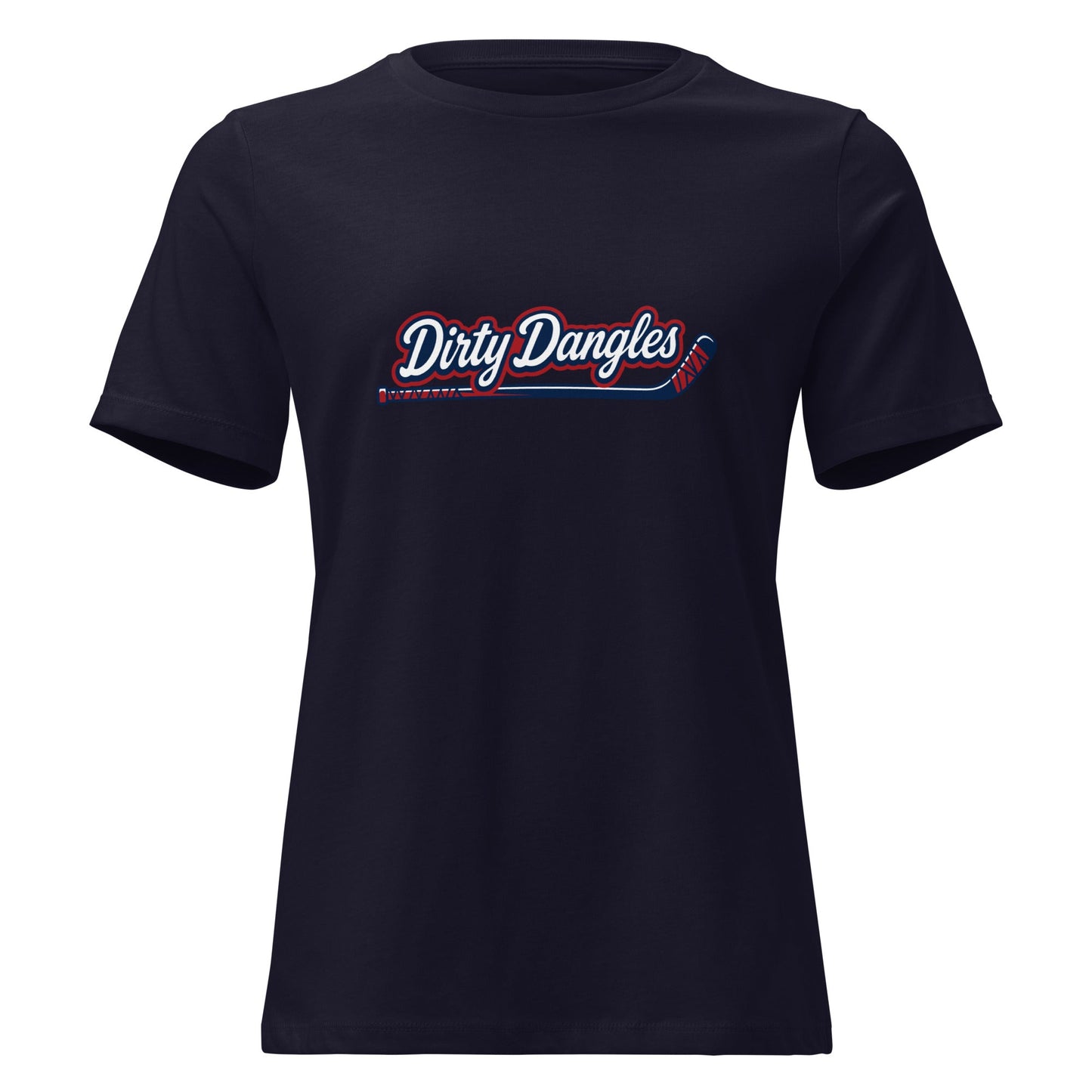 Performance | Women's Relaxed T Shirt | Dirty Dangles | Script Logo