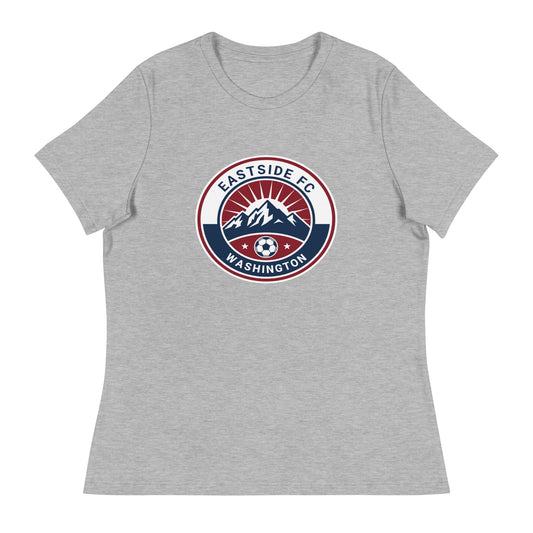Performance | Women's Relaxed T Shirt | Eastside FC | Mountain Logo