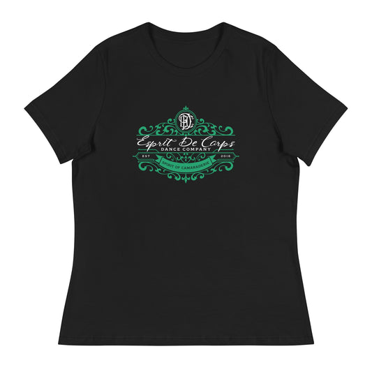 Performance | Women's Relaxed T Shirt | Esprit de Corps Dance Co., LLC | Crest Logo