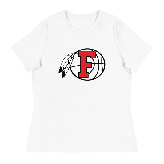 Performance | Women's Relaxed T Shirt | Fallbrook Basketball | Retro Logo