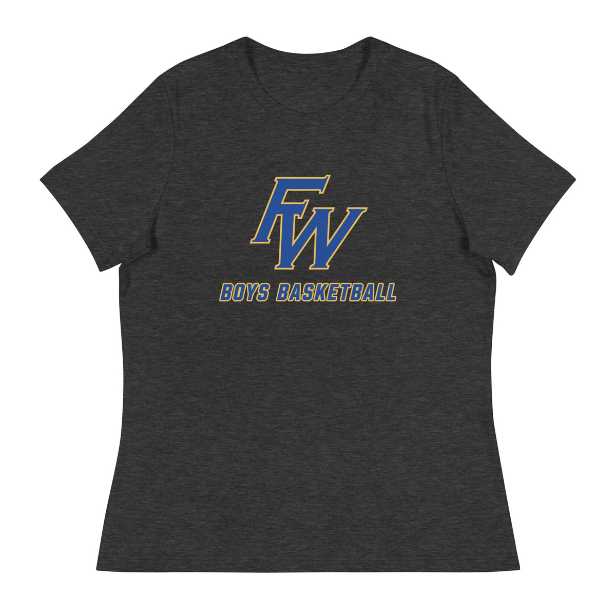 Performance | Women's Relaxed T Shirt | Fayette Ware Boys Basketball | FW Crest Logo