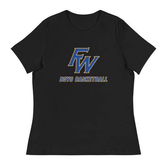 Performance | Women's Relaxed T Shirt | Fayette Ware Boys Basketball | FW Crest Logo