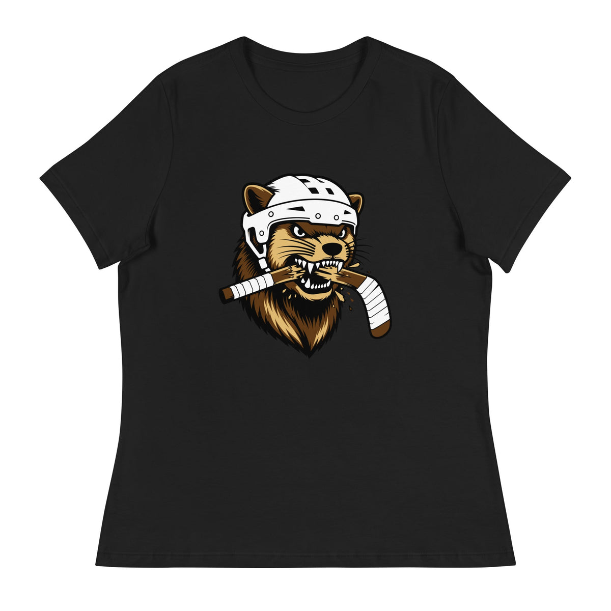 Performance | Women's Relaxed T Shirt | Fighting Mongooses Hockey Club | Mascot Logo