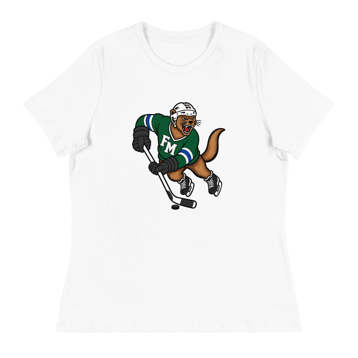 Performance | Women's Relaxed T Shirt | Fighting Mongooses Hockey Club | Vanguard Otters Logo