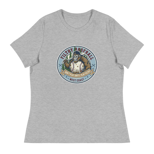 Performance | Women's Relaxed T Shirt | Filthy Baseball Northwest