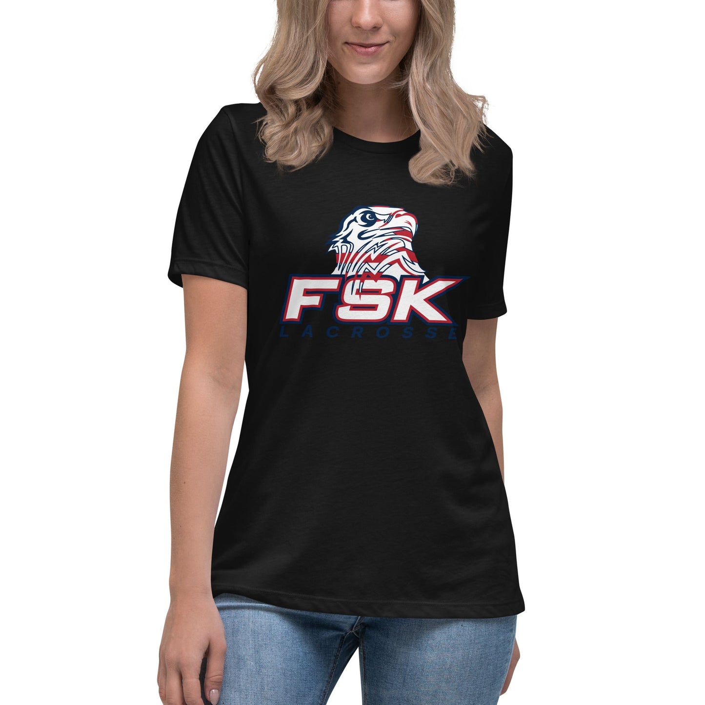 Performance | Women's Relaxed T Shirt | FSK Eagles Girls Lacrosse