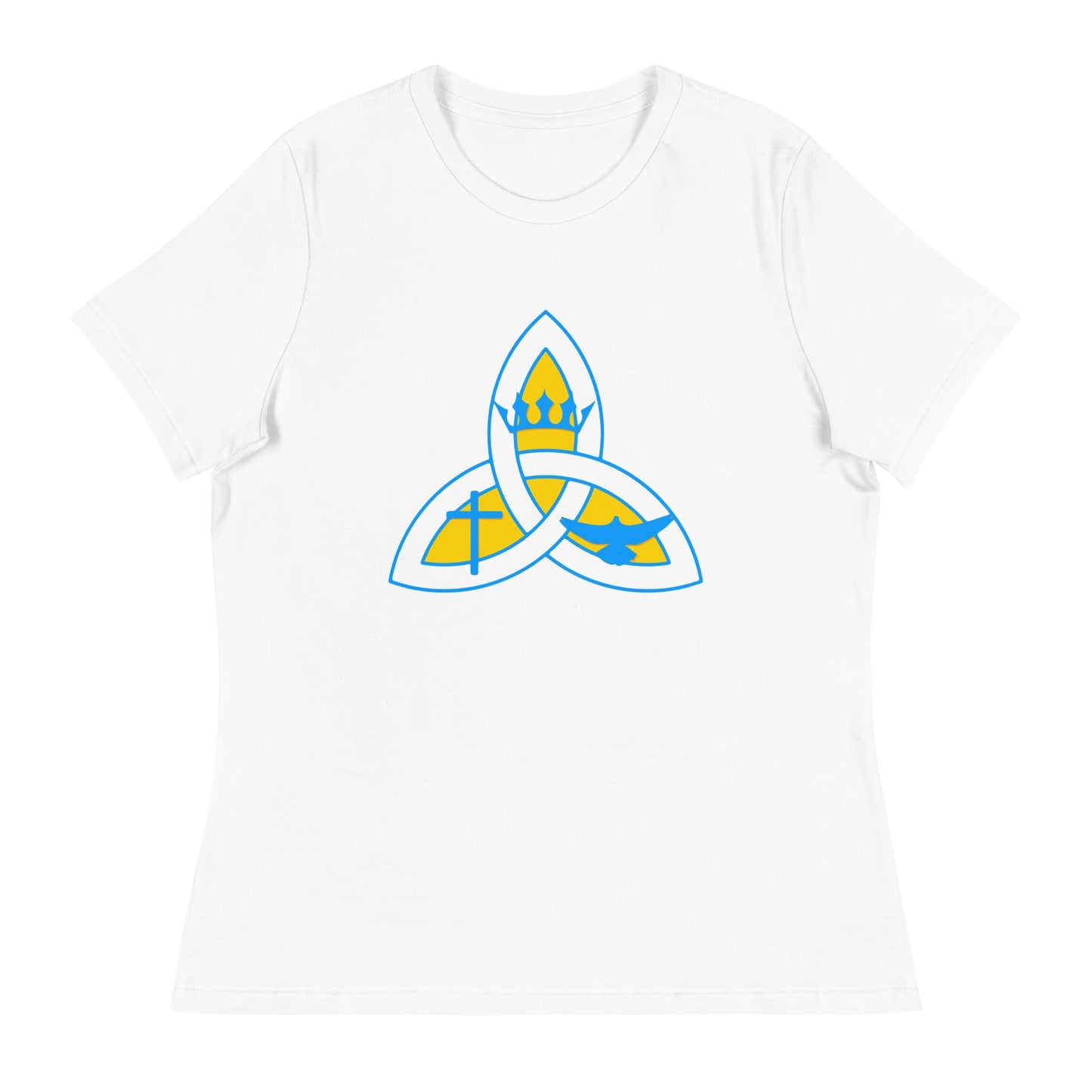 Performance | Women's Relaxed T Shirt | God’s Angels | Crest Logo
