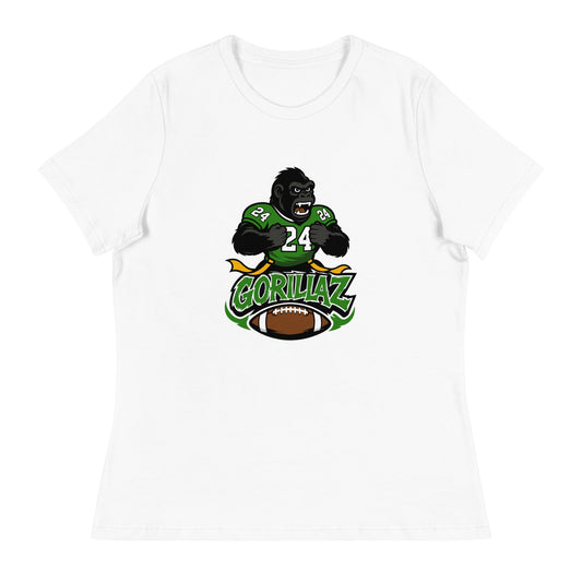 Performance | Women's Relaxed T Shirt | Gorillaz | Vanguard Logo