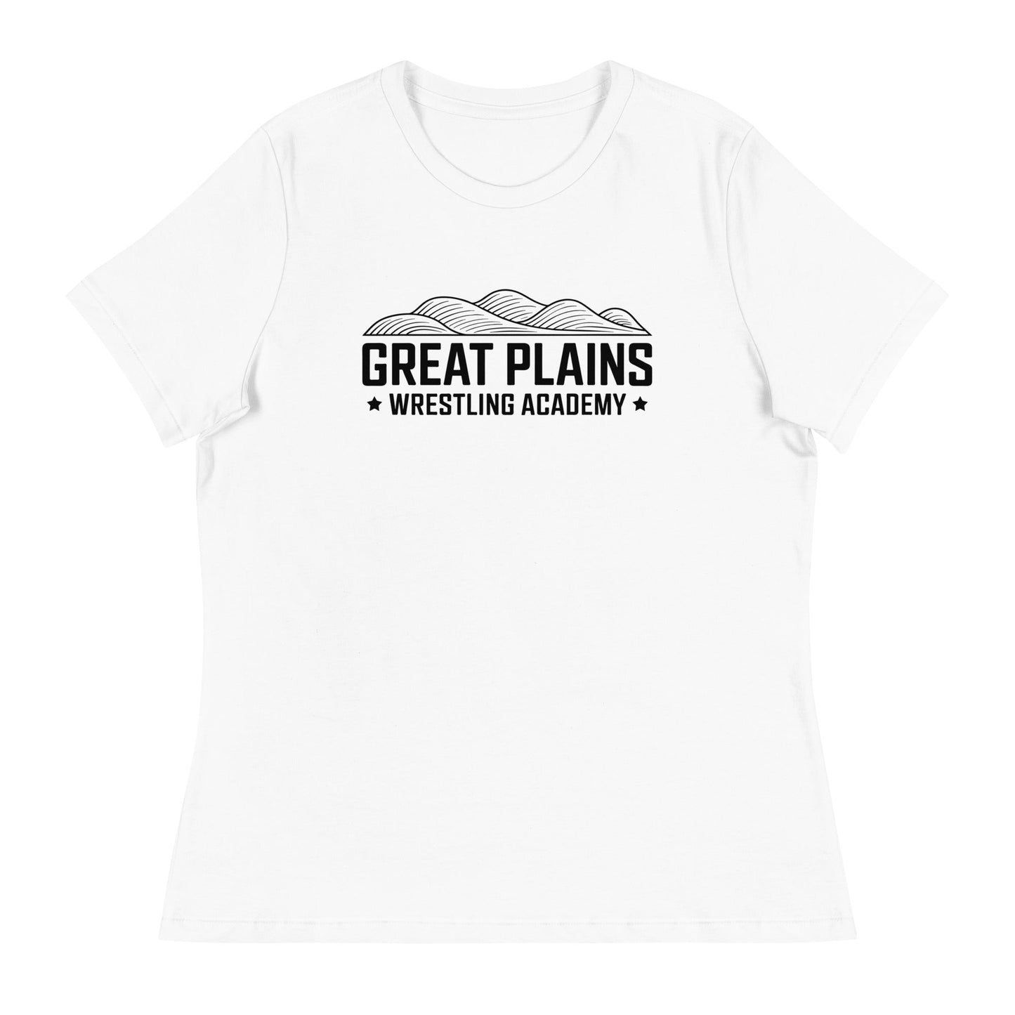 Performance | Women's Relaxed T Shirt | Great Plains Wrestling Academy | Crest Logo