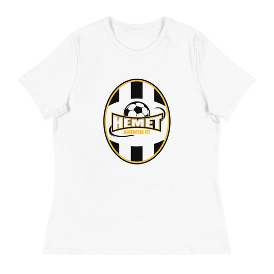 Performance | Women's Relaxed T Shirt | Hemet Juventus | Crest Logo