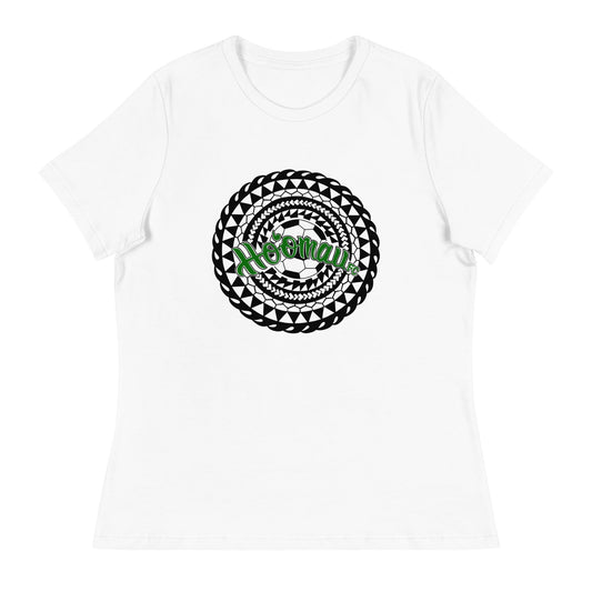 Performance | Women's Relaxed T Shirt | Hoomau FC | Emblem Logo