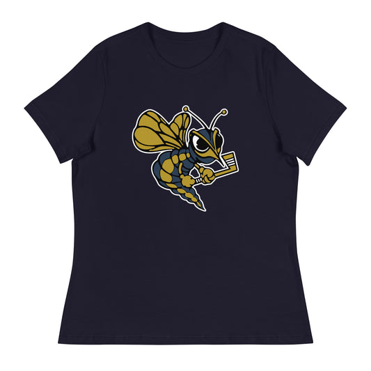 Performance | Women's Relaxed T Shirt | HORNETS | Mascot Logo