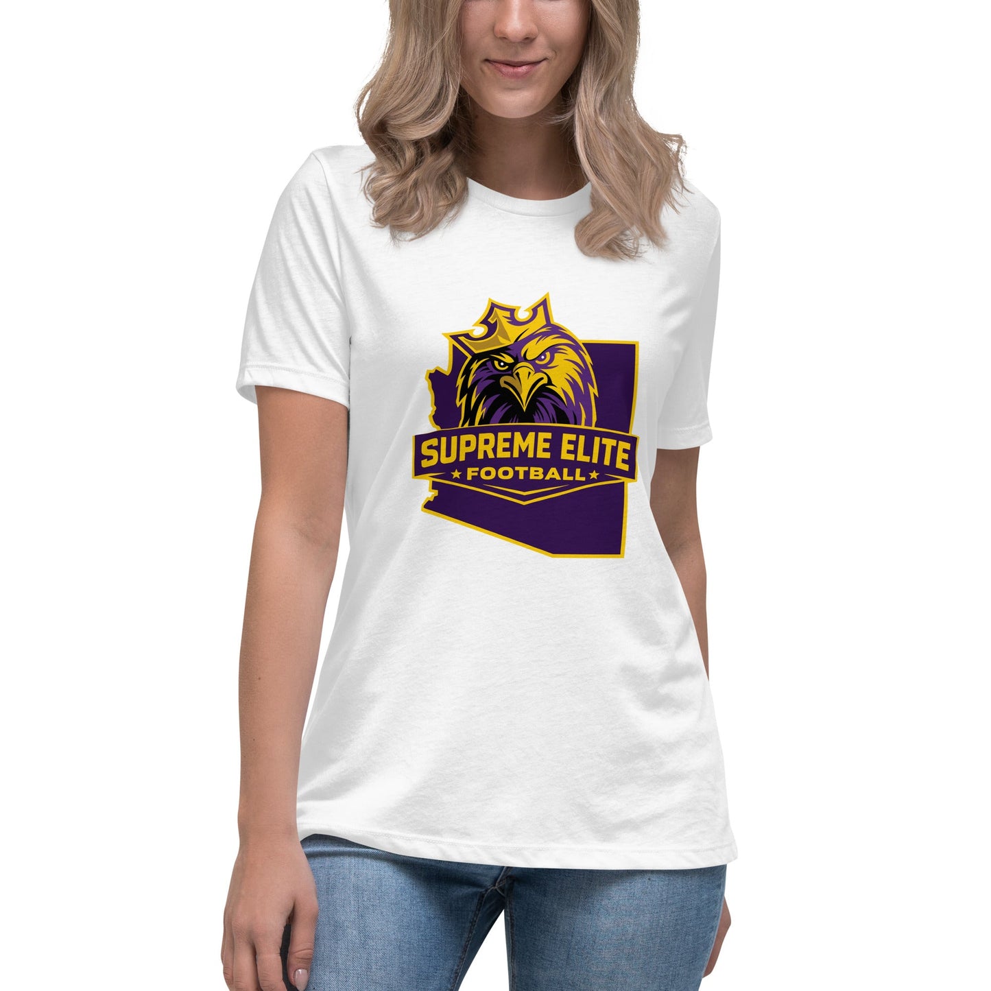 Performance | Women's Relaxed T Shirt | Iron eagle | SEF Arizona Logo