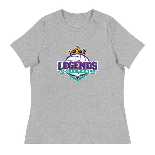 Performance | Women's Relaxed T Shirt | Lady Legends Volleyball | Crown Logo