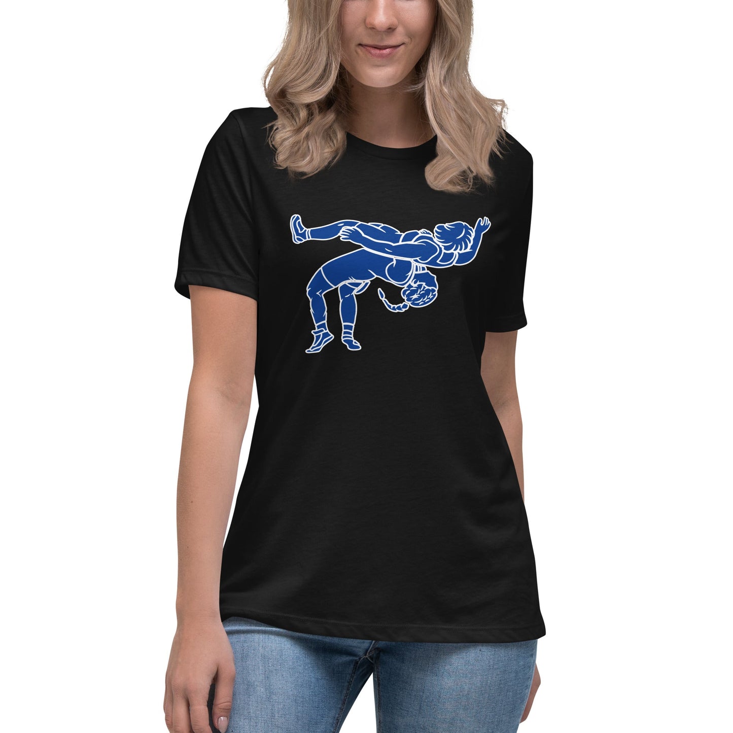 Performance | Women's Relaxed T Shirt | Lady Senators Wrestling | Wrestler Logo