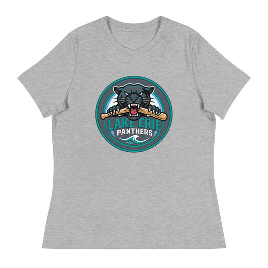 Performance | Women's Relaxed T Shirt | Lake-Erie Panthers | Badge Logo