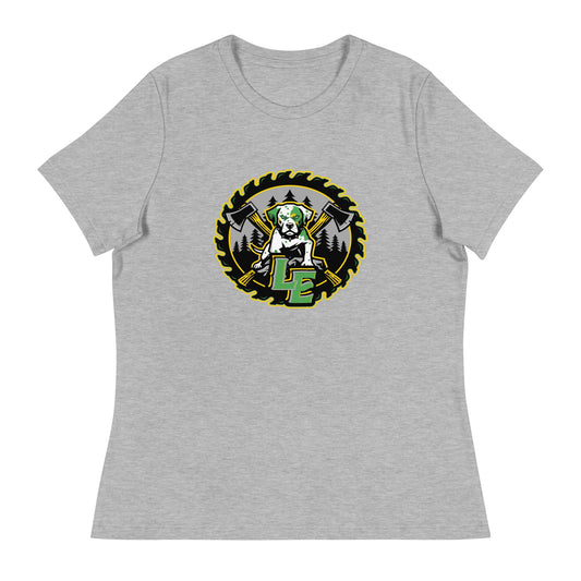 Performance | Women's Relaxed T Shirt | Lake Erie Power Pines | Saw Logo