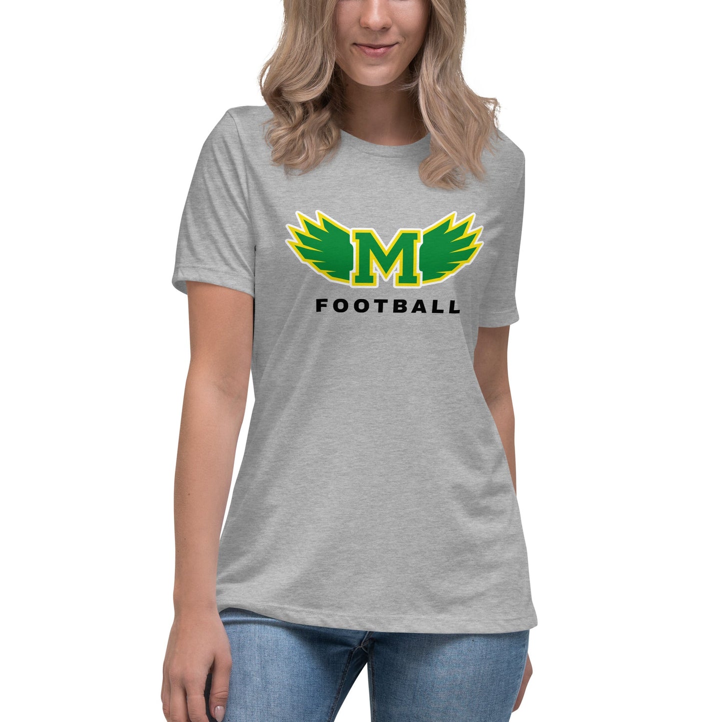 Performance | Women's Relaxed T Shirt | Lake Minneola Hawks Football | Main Logo