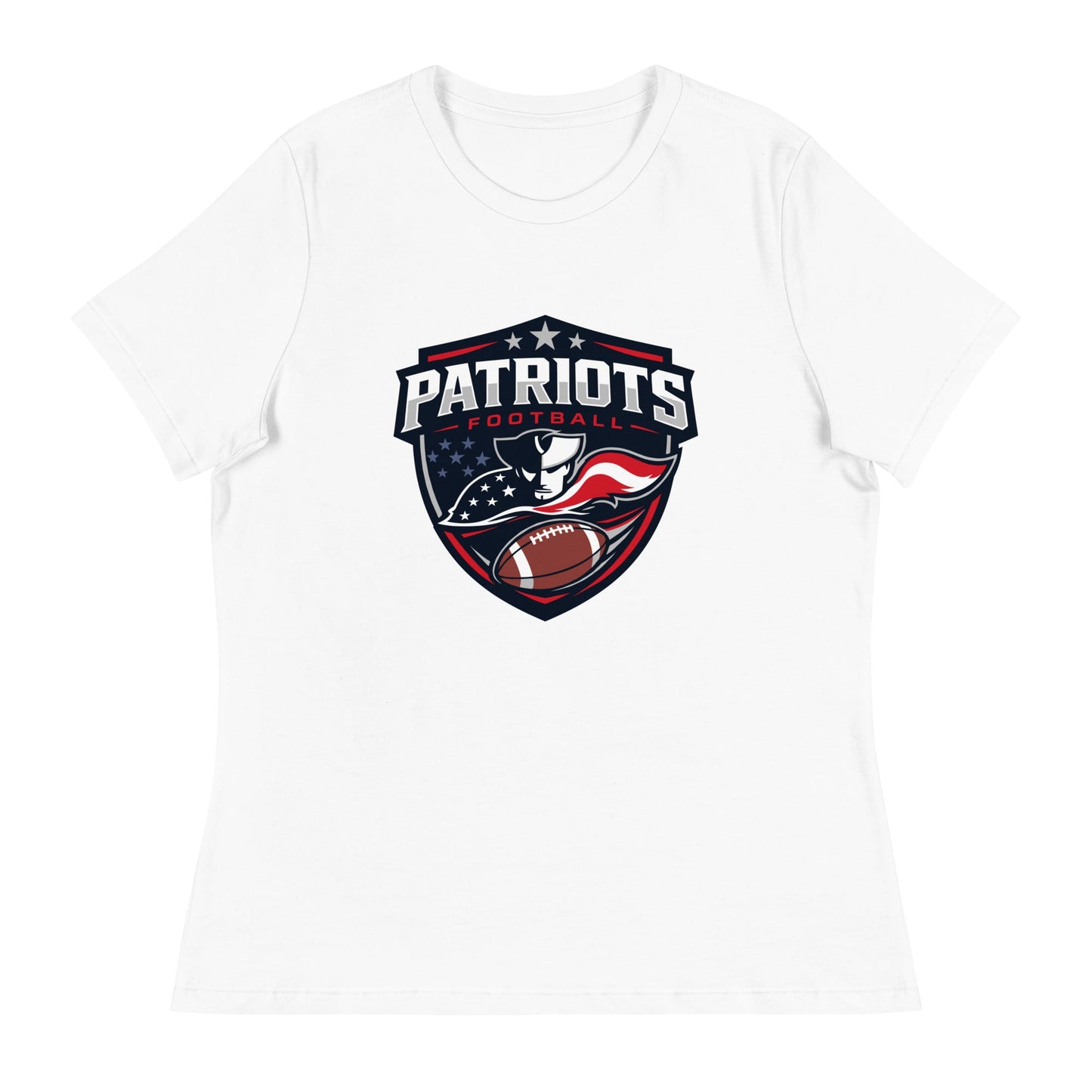 Performance | Women's Relaxed T Shirt | LFMS Athletics | Patriots Football Logo