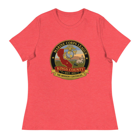 Performance | Women's Relaxed T Shirt | Marine Corps League kings County Det 455 | Shield Logo