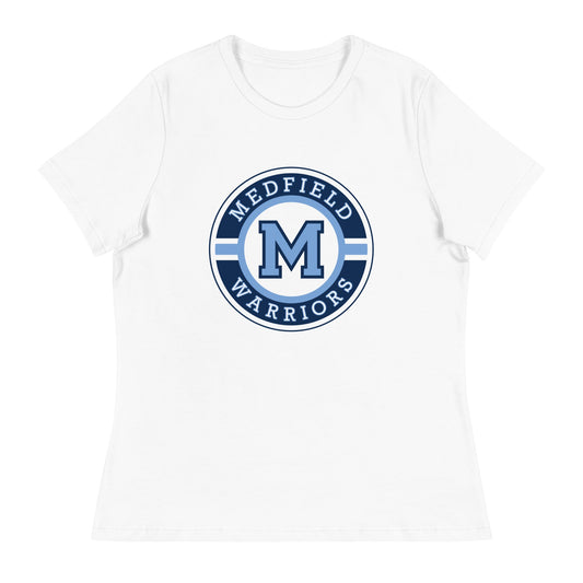 Performance | Women's Relaxed T Shirt | Medfield Softball | Badge Logo