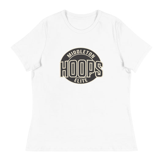 Performance | Women's Relaxed T Shirt | Middleton Hoops Elite | Hoops Logo Logo