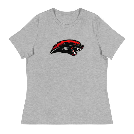 Performance | Women's Relaxed T Shirt | Midwest Badgers | Emblem Logo