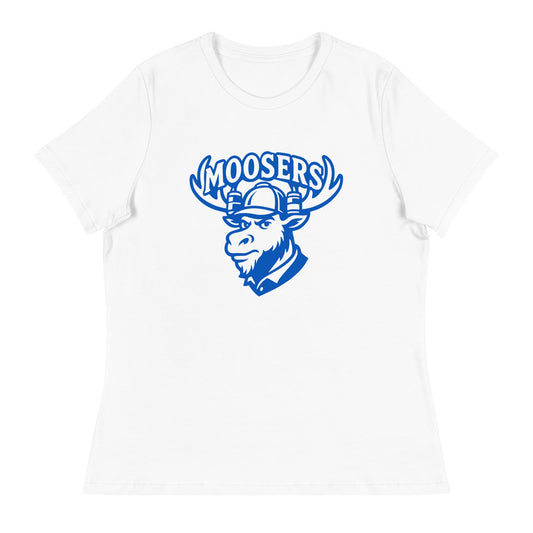 Performance | Women's Relaxed T Shirt | Moosers | Mascot Logo