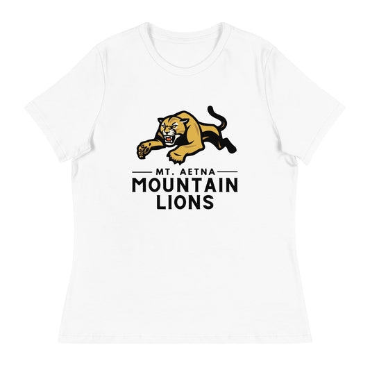 Performance | Women's Relaxed T Shirt | Mt. Aetna Adventist School | Emblem Logo
