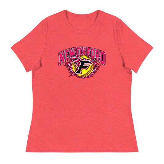 Performance | Women's Relaxed T Shirt | New Oxford Girls Softball Association | Vanguard Logo