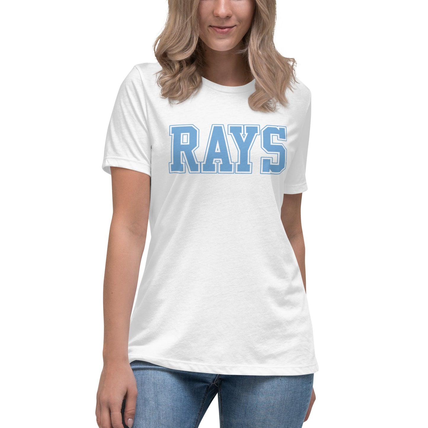 Performance | Women's Relaxed T Shirt | Next Level Rays | Block Logo