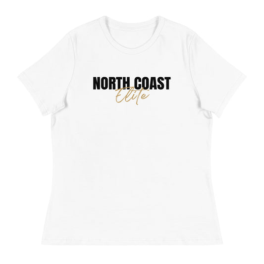 Performance | Women's Relaxed T Shirt | North Coast Elite Inc | Script Logo