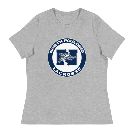 Performance | Women's Relaxed T Shirt | North Paulding Lacrosse | Badge Logo