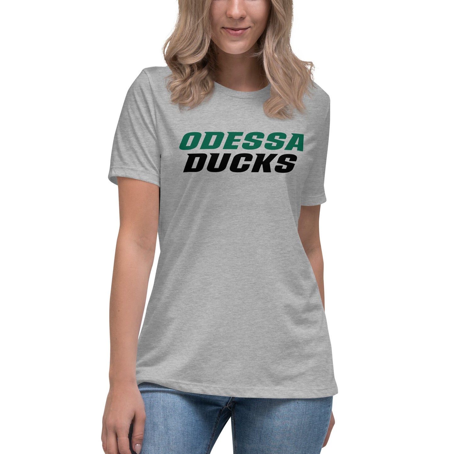 Performance | Women's Relaxed T Shirt | Odessa Girls Lacrosse | Odessa Script Logo