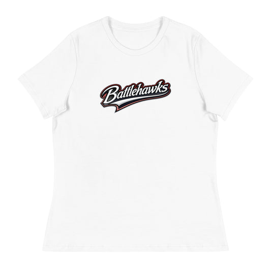Performance | Women's Relaxed T Shirt | Oxford Battlehawks 13U | Mark Logo
