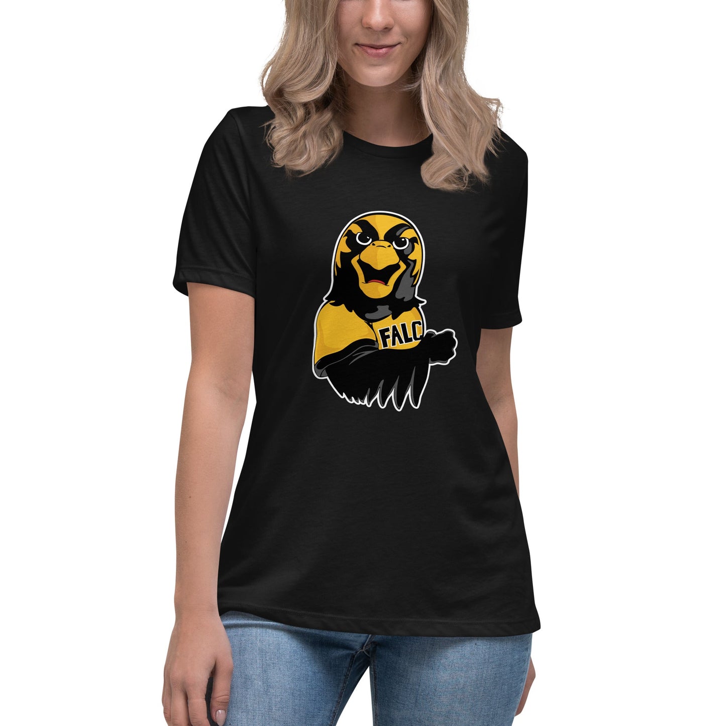 Performance | Women's Relaxed T Shirt | Pfeiffer University Golf | Mascot Logo