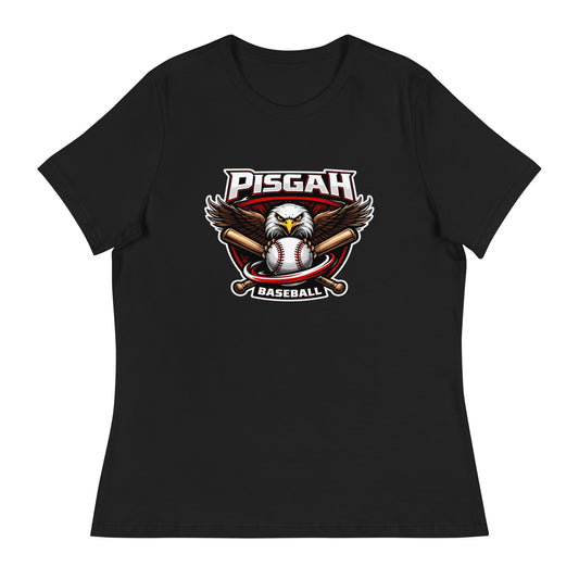 Performance | Women's Relaxed T Shirt | Pisgah Rec League | Eagle Baseball Logo