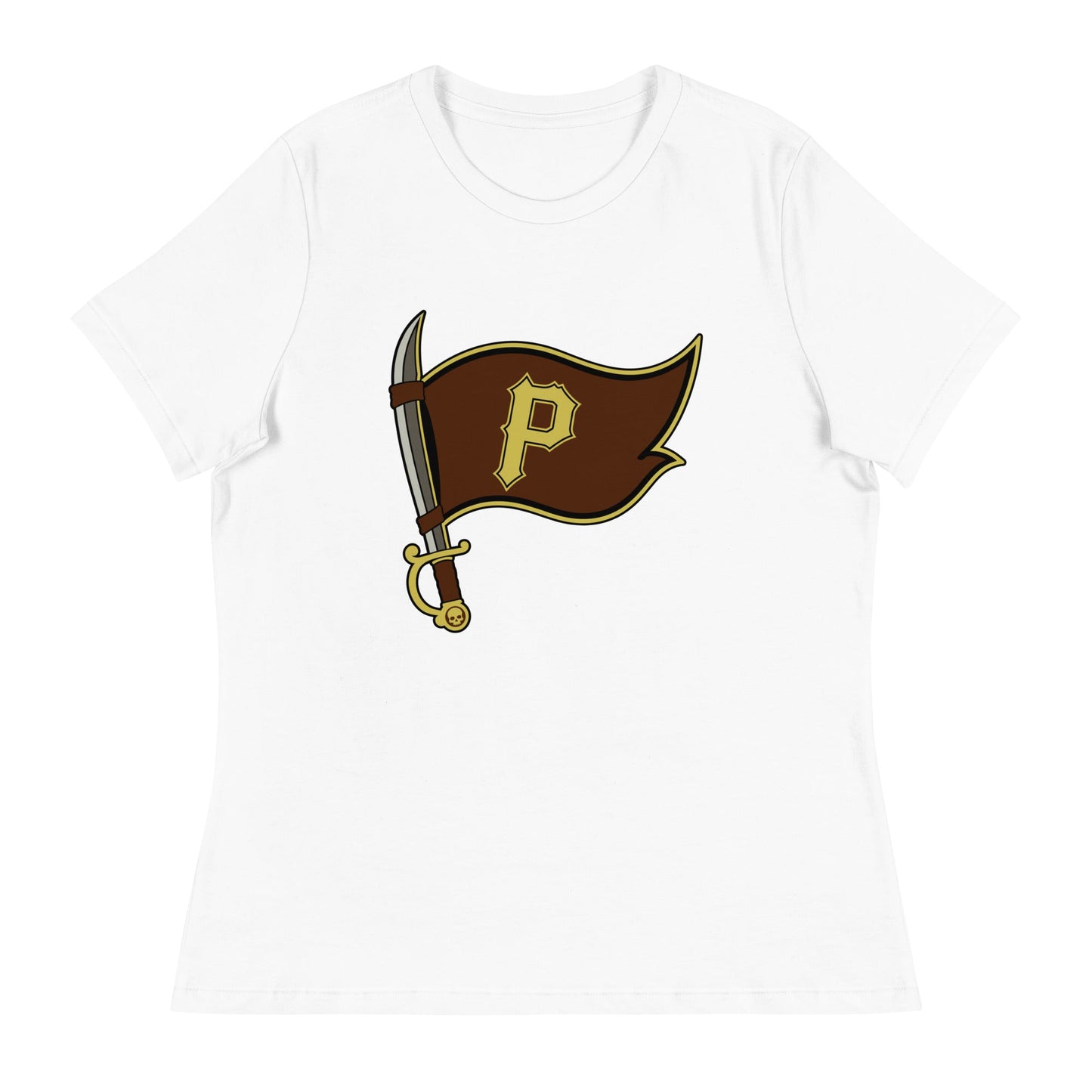 Performance | Women's Relaxed T Shirt | Port City Pirates | Vanguard Flag Logo