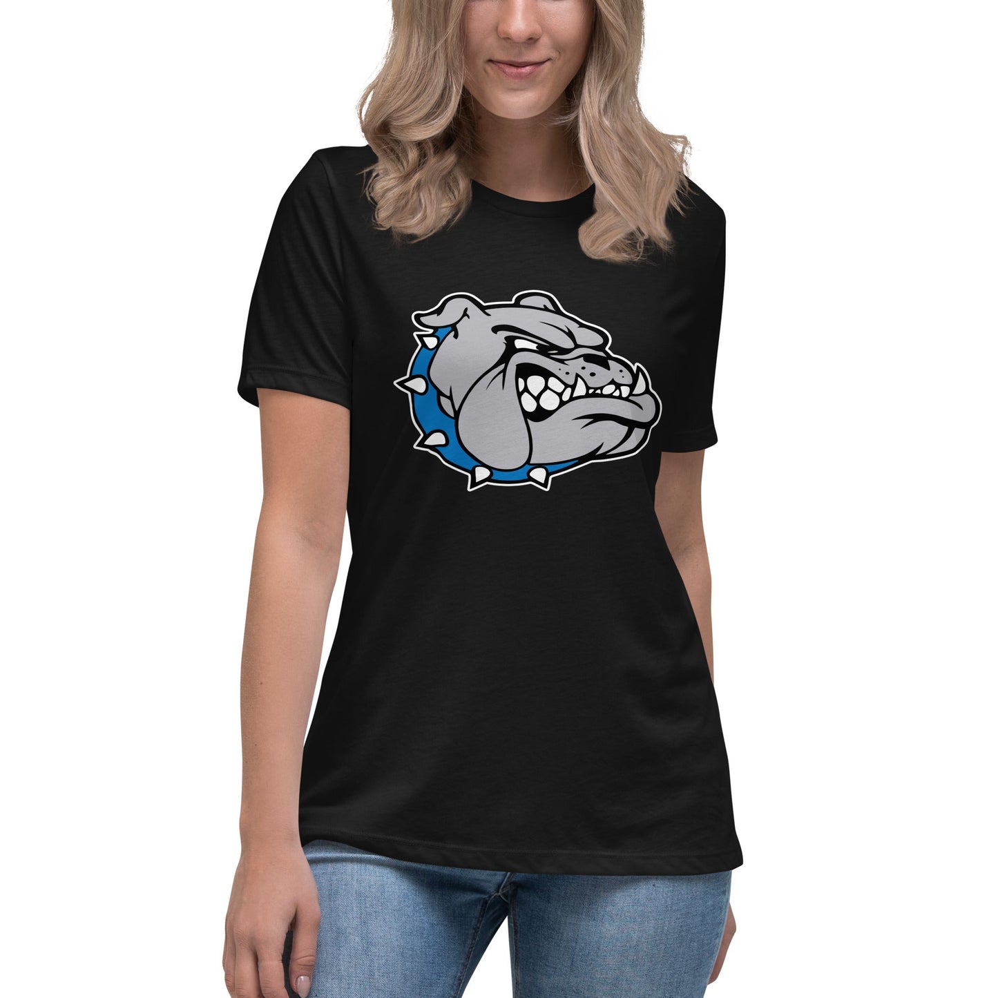 Performance | Women's Relaxed T Shirt | Pretty Prairie Bulldog Football