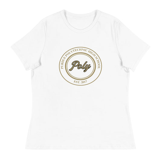 Performance | Women's Relaxed T Shirt | Purdue Polytechnic High School | Poly Seal Logo