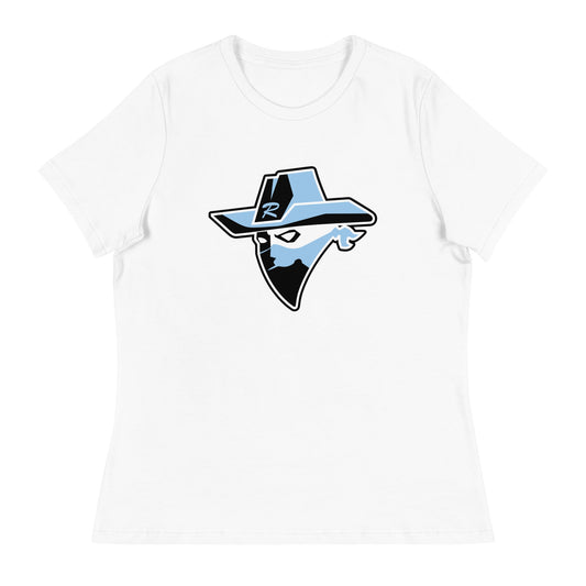 Performance | Women's Relaxed T Shirt | Rebels baseball club | Emblem Logo